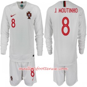 Maillot/Tenue Portugal J. MOUTINHO 8 Enfant Extérieur Coupe du monde 2018 Manche Longue